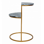 Кофейный столик с подстольем из металла Halves варинант исполнения - 5 | Loft Concept в Санкт-петербурге