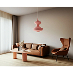 Подвесной вязаный розовый светильник «Моника» варинант исполнения - 3 | Loft Concept в Санкт-петербурге