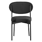 Стул мягкий Alfie Chair черный варинант исполнения - 4 | Loft Concept в Санкт-петербурге