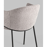 Стул Brace букле серый варинант исполнения - 3 | Loft Concept в Санкт-петербурге