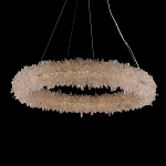 Люстра круглая с натуральным горным хрусталем Crystal Shimmer варинант исполнения - 2 | Loft Concept в Санкт-петербурге