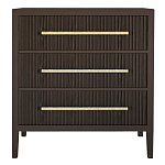 Комод Primo с 3 выдвижными ящиками Темный орех варинант исполнения - 7 | Loft Concept в Санкт-петербурге