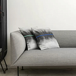 Чехол на подушку хлопковый Blake Boundaries Blue варинант исполнения - 5 | Loft Concept в Санкт-петербурге