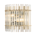 Бра с прозрачными вертикальными стеклянными трубками Gladia варинант исполнения - 2 | Loft Concept в Санкт-петербурге