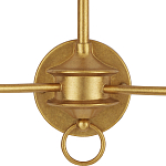 Бра настенное золотого цвета в форме подсвечника Graceful Smoothness варинант исполнения - 1 | Loft Concept в Санкт-петербурге