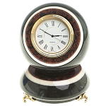 Часы настольные в виде шара из натурального камня Ball Stone Clock варинант исполнения - 7 | Loft Concept в Санкт-петербурге