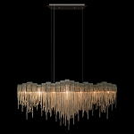 Люстра подвесная с металлическими дугами и длинными цепочками 115 см Atlantis Chain варинант исполнения - 12 | Loft Concept в Санкт-петербурге