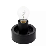 Настольный светильник с янтарным рельефным плафоном Lamp with Frozen Glass Effect варинант исполнения - 2 | Loft Concept в Санкт-петербурге