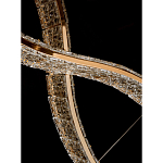 Люстра волнистой формы с фактурным хрустальным плафоном Light Delight варинант исполнения - 5 | Loft Concept в Санкт-петербурге