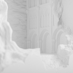 Встраиваемый в стену гипсовый светильник под покраску с эффектом разрушенной стены Antiquity Athena варинант исполнения - 6 | Loft Concept в Санкт-петербурге