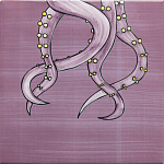 Плитка с узором Осьминог велосипедист варинант исполнения - 4 | Loft Concept в Санкт-петербурге