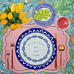 Картина Table Talk Dickless but Not Dumb  варинант исполнения - 1 | Loft Concept в Санкт-петербурге