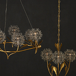 Люстра круглая с декором в виде цветков одуванчика Hanging Dandelion варинант исполнения - 6 | Loft Concept в Санкт-петербурге