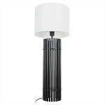 Настольная лампа с металлиеским черным трубчатым основанием Fulgurite варинант исполнения - 3 | Loft Concept в Санкт-петербурге