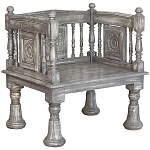 Деревянное кресло из массива манго Casco Grey Mango Chair варинант исполнения - 1 | Loft Concept в Санкт-петербурге