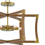 Подвесной светильник в форме фонаря коричневый Brown Eco Lantern варинант исполнения - 1 | Loft Concept в Санкт-петербурге