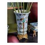 Ваза из фарфора с бронзовыми элементами Tropical Garden варинант исполнения - 8 | Loft Concept в Санкт-петербурге