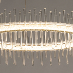 Люстра круглая с прозрачными стеклянными трубками 51 см Nembus варинант исполнения - 5 | Loft Concept в Санкт-петербурге