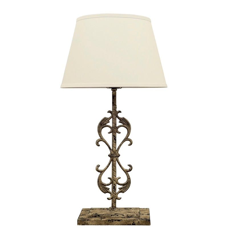 Настольная лампа RH Kerry Artifact Table Lamp Коричневый Бежевый в Санкт-петербурге | Loft Concept 