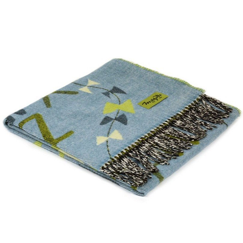 Плед ALP 2 Marzotto Серо-голубой в Санкт-петербурге | Loft Concept 