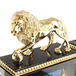 Настольный письменный набор из лазурита с декором в виде льва Golden Lion варинант исполнения - 4 | Loft Concept в Санкт-петербурге