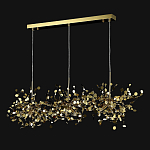 Люстра подвесная из трех частей с металлическими круглыми элементами Terzani Argent варинант исполнения - 4 | Loft Concept в Санкт-петербурге