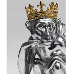 Статуэтка обезьяна в короне серебряная Golden Monkey варинант исполнения - 1 | Loft Concept в Санкт-петербурге