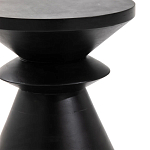 Черный приставной столик из массива AMORPHOUS варинант исполнения - 2 | Loft Concept в Санкт-петербурге