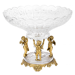 Чаша на бронзовых ножках с тремя ангелами Eden Garden варинант исполнения - 1 | Loft Concept в Санкт-петербурге