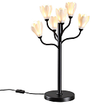 Настольная лампа с ветвями и белыми фарфоровыми цветами Floralis варинант исполнения - 3 | Loft Concept в Санкт-петербурге