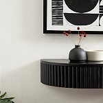 Прикроватный подвесной столик с ящиком черный Bedside Hanging Table варинант исполнения - 5 | Loft Concept в Санкт-петербурге