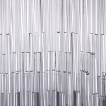 Люстра круглая с прозрачными стеклянными трубками Nembus варинант исполнения - 3 | Loft Concept в Санкт-петербурге