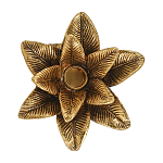 Подсвечник в форме пальмы с резными листьями и текстурным основанием Golden palm leaves варинант исполнения - 2 | Loft Concept в Санкт-петербурге