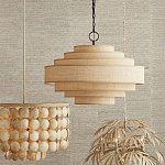 Люстра с каскадом из круглых декоративных элементов Texture Discs варинант исполнения - 4 | Loft Concept в Санкт-петербурге