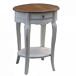 Тумба прикроватная овальная с ящиком Interiors Romance варинант исполнения - 1 | Loft Concept в Санкт-петербурге