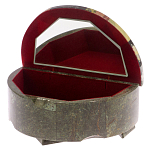 Шкатулка с зеркалом из натуральных камней Stone Casket варинант исполнения - 3 | Loft Concept в Санкт-петербурге