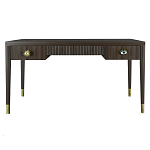 Письменный стол Elsa Dreams Walnut Шпон дерево с двумя ящиками варинант исполнения - 5 | Loft Concept в Санкт-петербурге