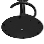 Барный стул вращающийся со спинкой и подлокотниками Douglas Rhombus Синий Велюр варинант исполнения - 7 | Loft Concept в Санкт-петербурге