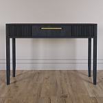 Элегантная Консоль Primo с выдвижным ящиком Черный дуб варинант исполнения - 1 | Loft Concept в Санкт-петербурге