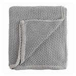 Плед из хлопка серого цвета Waffle Comfort варинант исполнения - 1 | Loft Concept в Санкт-петербурге