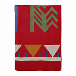 Плед хлопковый по мотивам чувашских орнаментов Ural and Siberian Patterns варинант исполнения - 5 | Loft Concept в Санкт-петербурге