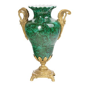 Ваза фарфоровая малахит Malachite