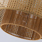 Подвесной светильник с абажуром из плтеного бамбука Light Inside the Cell варинант исполнения - 9 | Loft Concept в Санкт-петербурге