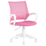 Офисное кресло с основанием из белого пластика Desk chairs Pink варинант исполнения - 1 | Loft Concept в Санкт-петербурге