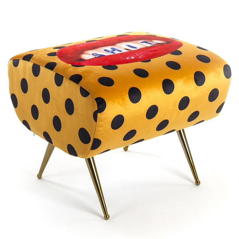 Оттоманка Seletti Pouf Shit Желтый Латунь в Санкт-петербурге | Loft Concept 