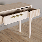 Элегантная Консоль Primo с выдвижным ящиком Светлый дуб варинант исполнения - 4 | Loft Concept в Санкт-петербурге