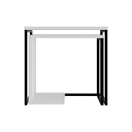 Комплект из 2-х приставных столов белого цвета из дерева ZIGOSH WHITE варинант исполнения - 1 | Loft Concept в Санкт-петербурге