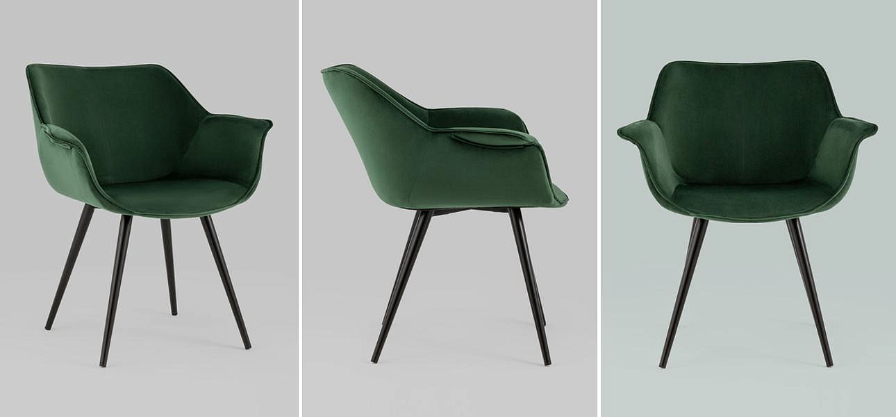 Стул Mason chair Зеленый Велюр Стул Mason chair Зеленый Велюр - Loft-Concept в Санкт-петербурге