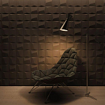 Гипсовая 3D Панель M-26 варинант исполнения - 2 | Loft Concept в Санкт-петербурге