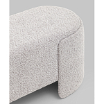 Банкетка Taks букле светло-серый варинант исполнения - 3 | Loft Concept в Санкт-петербурге